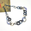 2021 colorful boho big long acrylic chain link luxury vintage necklace